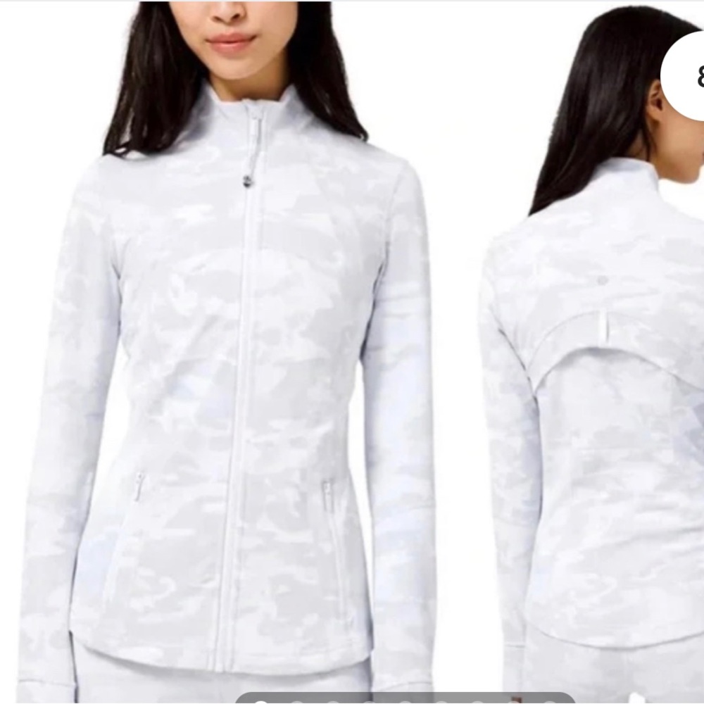 Lululemon Define Jacket Lux Camo White
